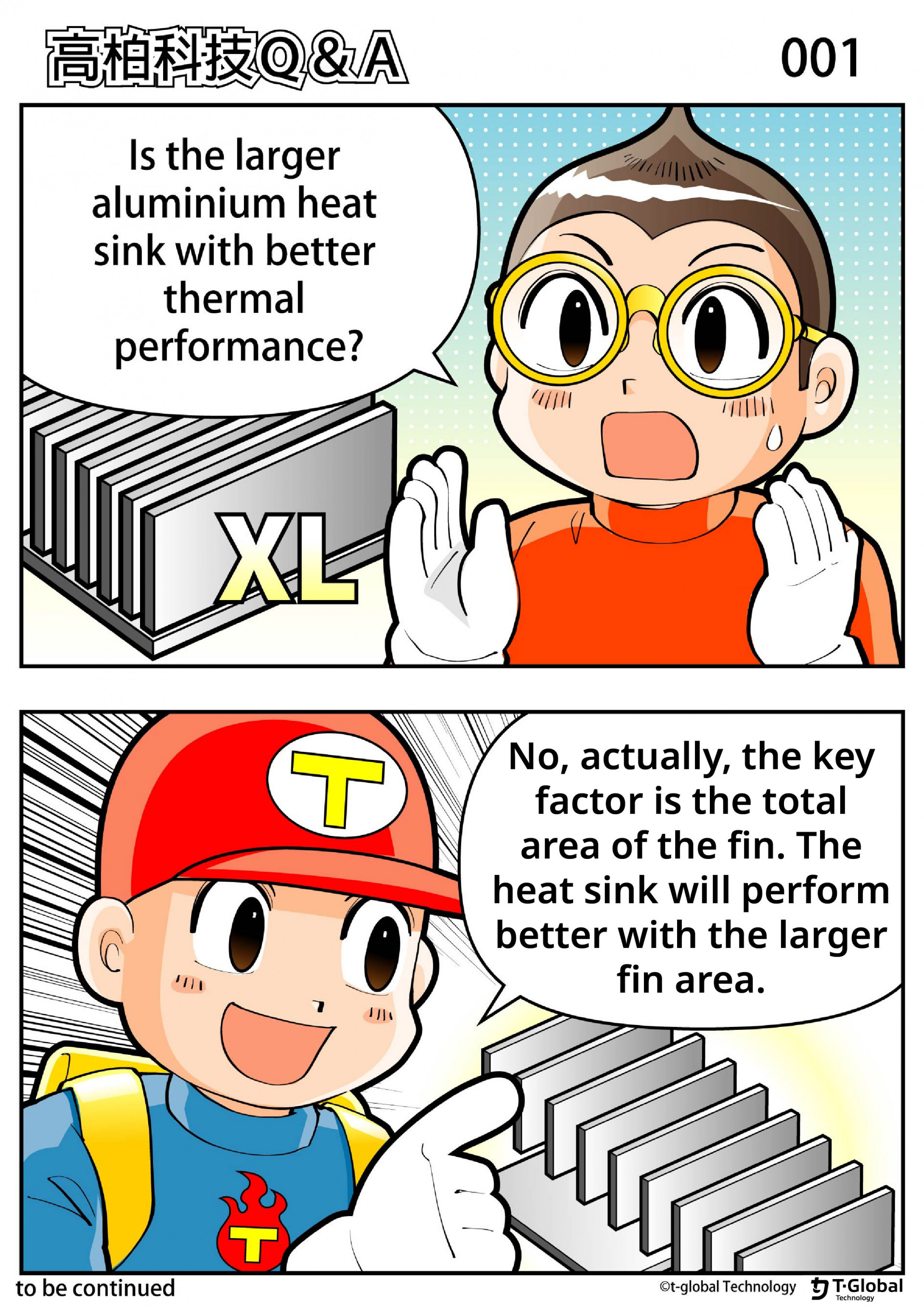Is the larger aluminium heat sink with better t